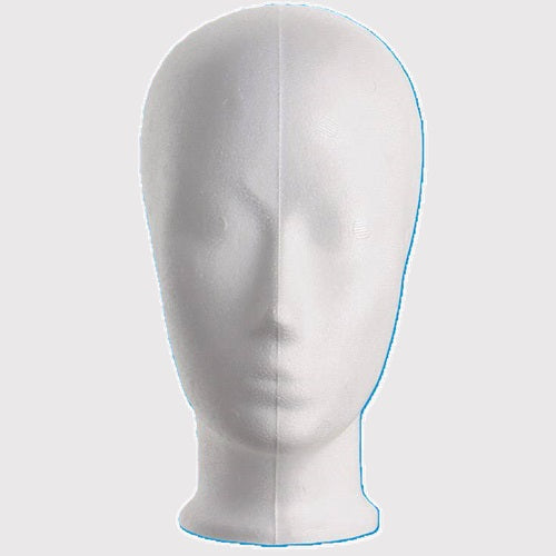 Klika - Weiße Perücke, Kopfhöhe 25 cm, Kind