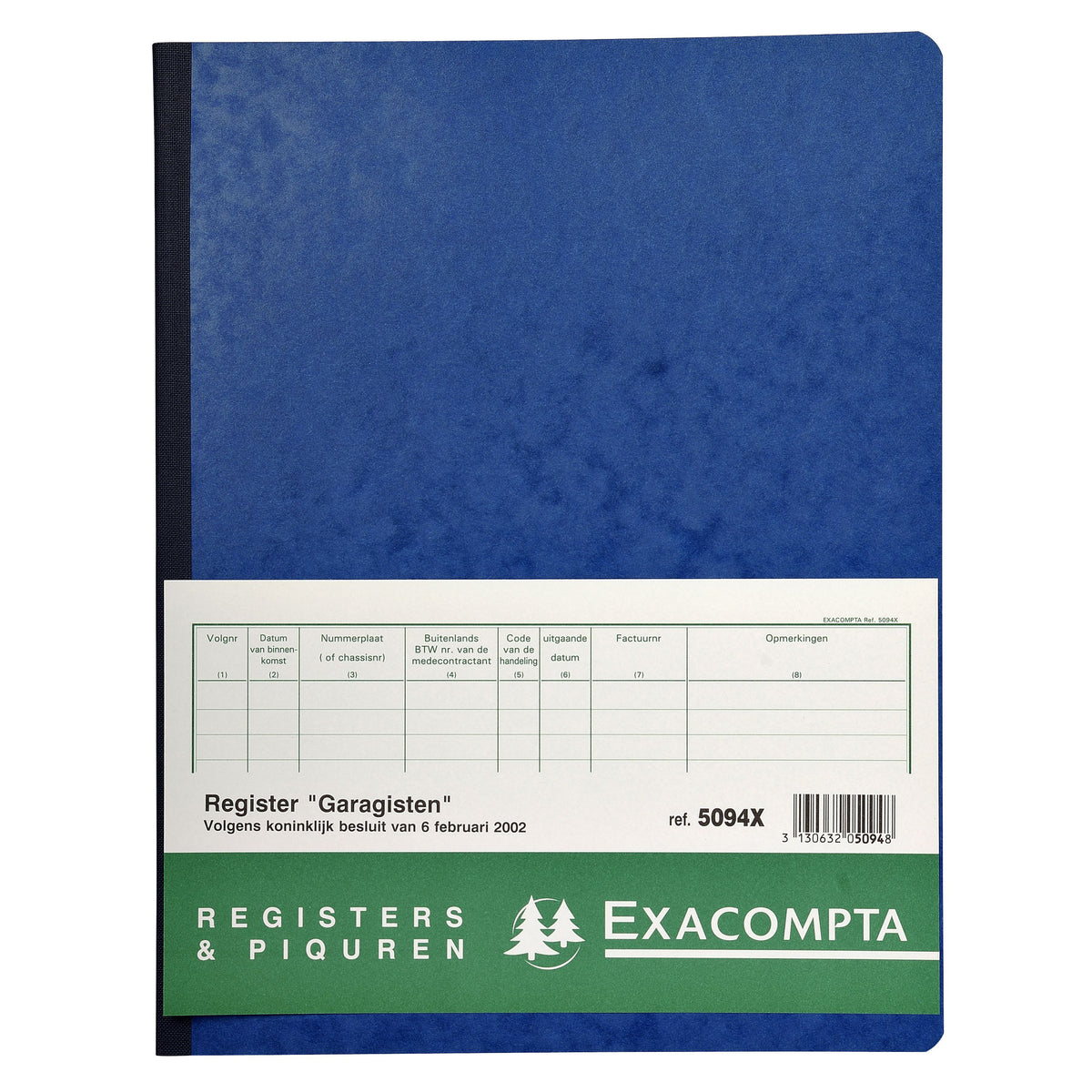 Exacompta – Register Piqure Garagen 320 x 250 mm, 80 Blatt sortiert