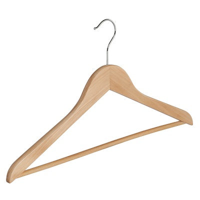 Klika – Blusen-/Hemd-Kleiderbügel, flache Hosenstange, 43 cm