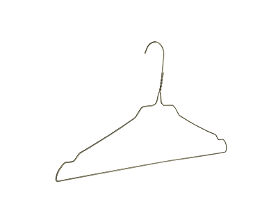 Klika - Draht-/Trockenreinigungsbügel 2,7 mm mit Hals 40 cm
