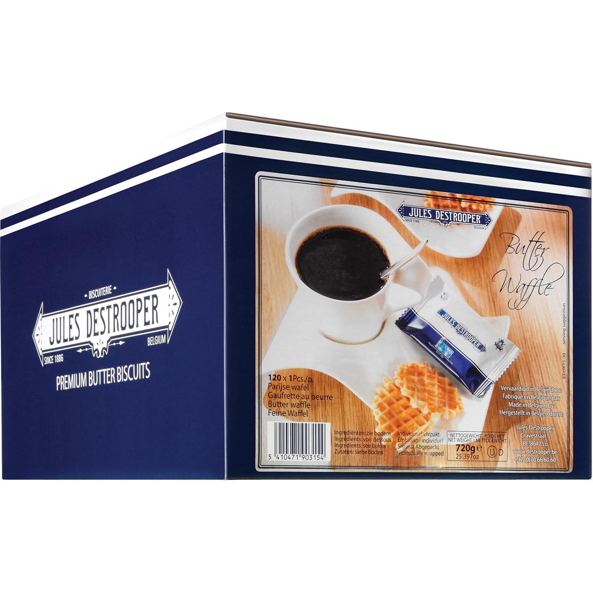 Jules Destrooper - Butterwaffeln, Schachtel mit 120 Stück