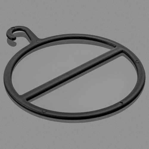 Klika - Sjaalhanger zwart rond diameter 100mm