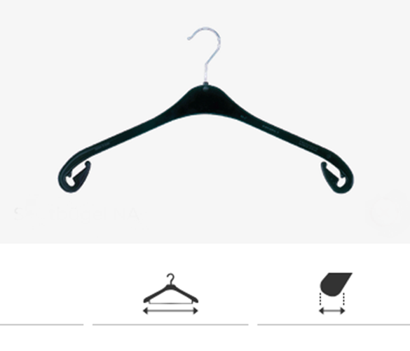 Klika - Hanger zwart NA43 300 stuks