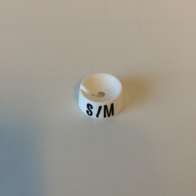 Klika - MB wit/zwart S/M voor op kledinghanger