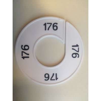 Klika - Maatring 9cm wit/zwart 176