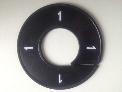 Klika - Maatring 9cm zwart/wit 1