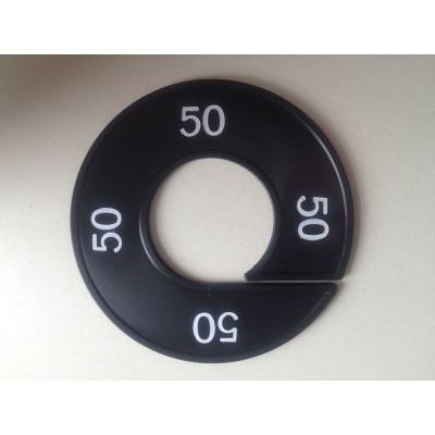 Klika - Maatring 9cm zwart/wit 50