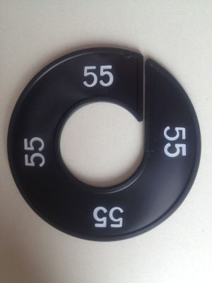 Klika - Maatring 9cm zwart/wit 55