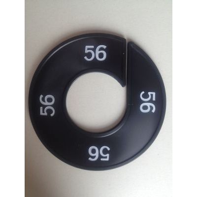 Klika - Maatring 9cm zwart/wit 56