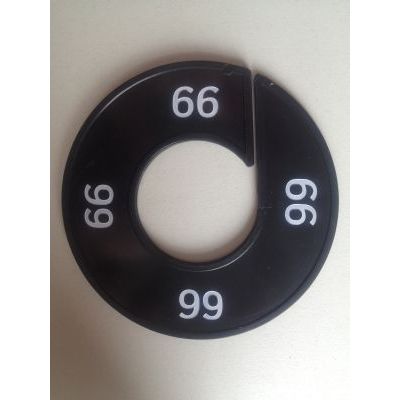 Klika - Maatring 9cm zwart/wit 66