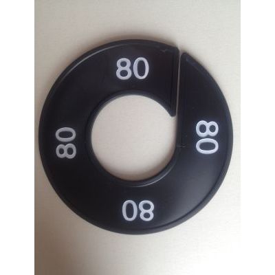 Klika - Maatring 9cm zwart/wit 80