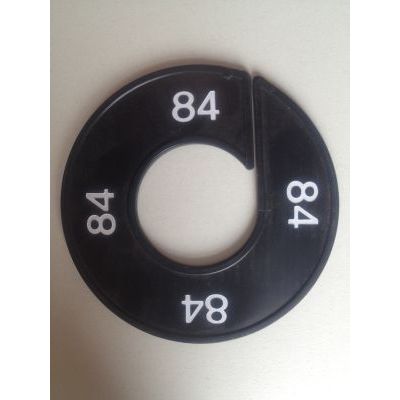Klika - Maatring 9cm zwart/wit 84