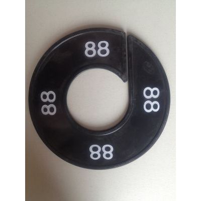 Klika - Maatring 9cm zwart/wit 88