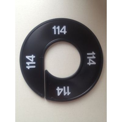 Klika - Maatring 9cm zwart/wit 114