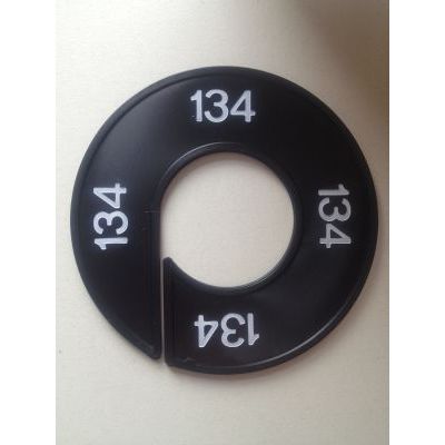 Klika - Maatring 9cm zwart/wit 134