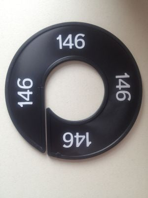 Klika - Maatring 9cm zwart/wit 146