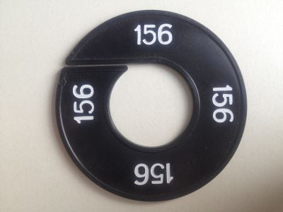 Klika - Maatring 9cm zwart/wit 156