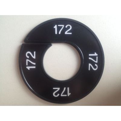 Klika - Maatring 9cm zwart/wit 172