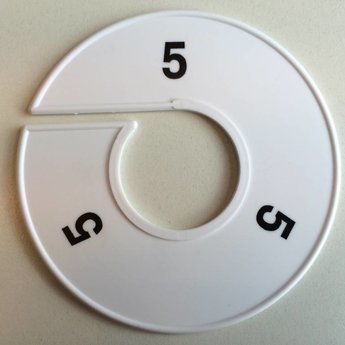 Klika - Maatring 11cm wit/zwart 5
