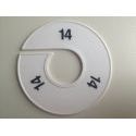Klika - Maatring 11cm wit/zwart 14