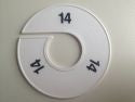 Klika - Maatring 11cm wit/zwart 14