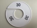 Klika - Maatring 11cm wit/zwart 30
