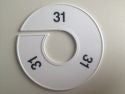 Klika - Maatring 11cm wit/zwart 31