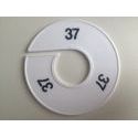 Klika - Maatring 11cm wit/zwart 37