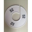 Klika - Maatring 11 cm wit/zwart 52