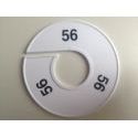Klika - Maatring 11 cm wit/zwart 56