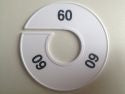 Klika - Maatring 11 cm wit/zwart 60