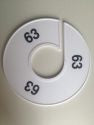 Klika - Maatring 11 cm wit/zwart 63
