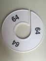 Klika - Maatring 11 cm wit/zwart 64