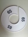 Klika - Maatring 11 cm wit/zwart 65