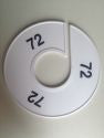 Klika - Maatring 11 cm wit/zwart 72
