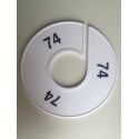 Klika - Maatring 11 cm wit/zwart 74