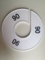 Klika - Maatring 11 cm wit/zwart 90