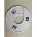 Klika - Maatring 11 cm wit/zwart 92