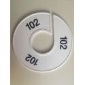 Klika - Maatring 11 cm wit/zwart 102