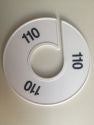 Klika - Maatring 11 cm wit/zwart 110