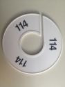 Klika - Maatring 11 cm wit/zwart 114