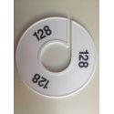 Klika - Maatring 11 cm wit/zwart 128