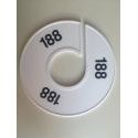 Klika - Maatring 11 cm wit/zwart 188