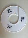 Klika - Maatring 11 cm wit/zwart XL