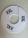 Klika - Maatring 11 cm wit/zwart XXL