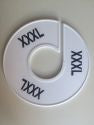 Klika - Maatring 11 cm wit/zwart XXXL