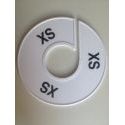 Klika - Maatring 11 cm wit/zwart XXS