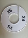 Klika - Maatring 11 cm wit/zwart XXS