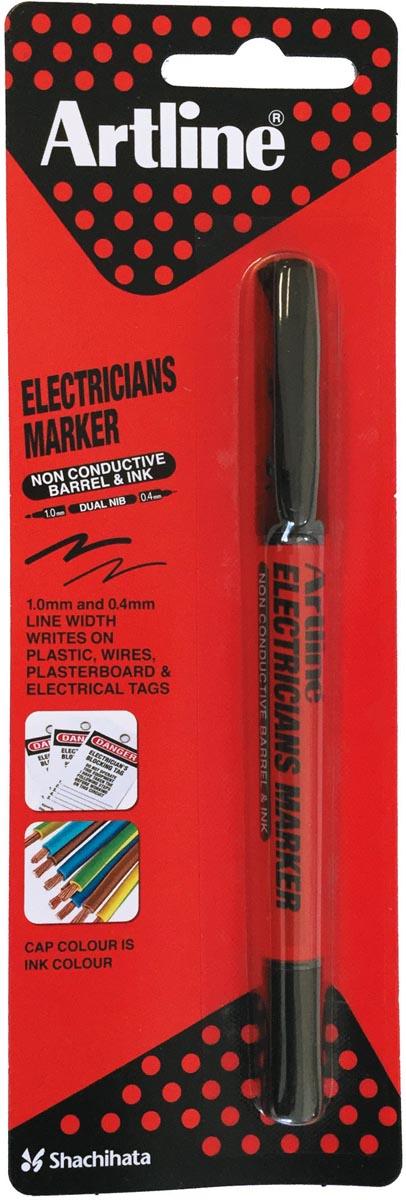 Artline - Marker Elektriker, schwarz