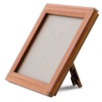 Klika - Klickrahmen 10x15cm ALU 15mm A6 Holzoptik 8 Stück